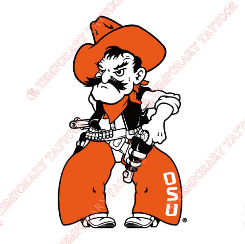 Oklahoma State Cowboys Customize Temporary Tattoos Stickers NO.5772